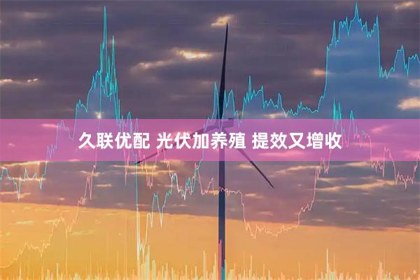 久联优配 光伏加养殖 提效又增收