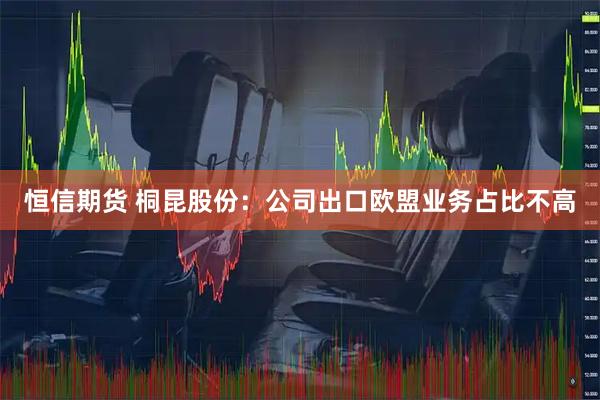 恒信期货 桐昆股份：公司出口欧盟业务占比不高