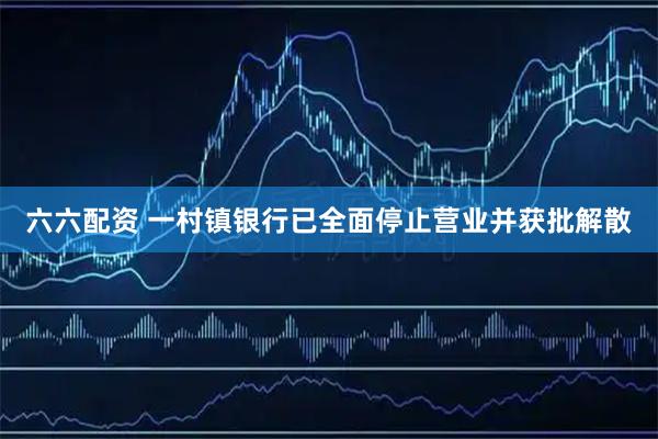 六六配资 一村镇银行已全面停止营业并获批解散