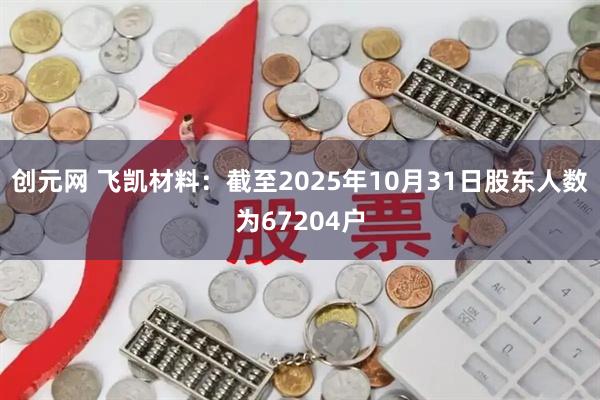 创元网 飞凯材料：截至2025年10月31日股东人数为67204户