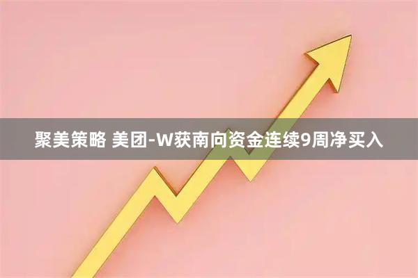 聚美策略 美团-W获南向资金连续9周净买入